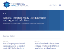 Tablet Screenshot of clinicalvirology.org